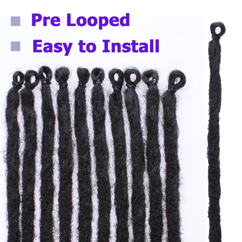 Leeven 24 Inch Ombre Dreadlock Extensions 40 Strands Hippie Single