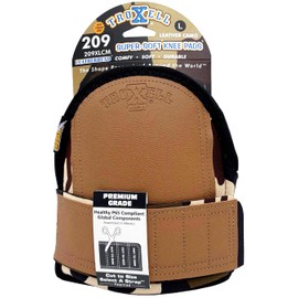 TROXELL USA Super-Soft Large Leatherhead Camouflage Knee Pads - Comfortable, Adjustable, Washable Kneepads