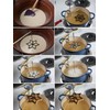 4 x Traditional Dough Mould Hworost Waffle Iron (1 cm),