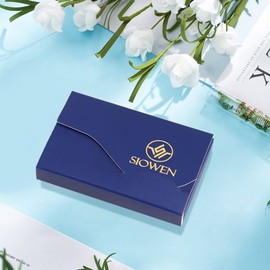 Siowen 14K White Gold Plated pendant necklace 18" With Letter A