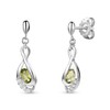 Miore MSAE005E Women's 925 Sterling Silver Peridot and Zirconia Drop