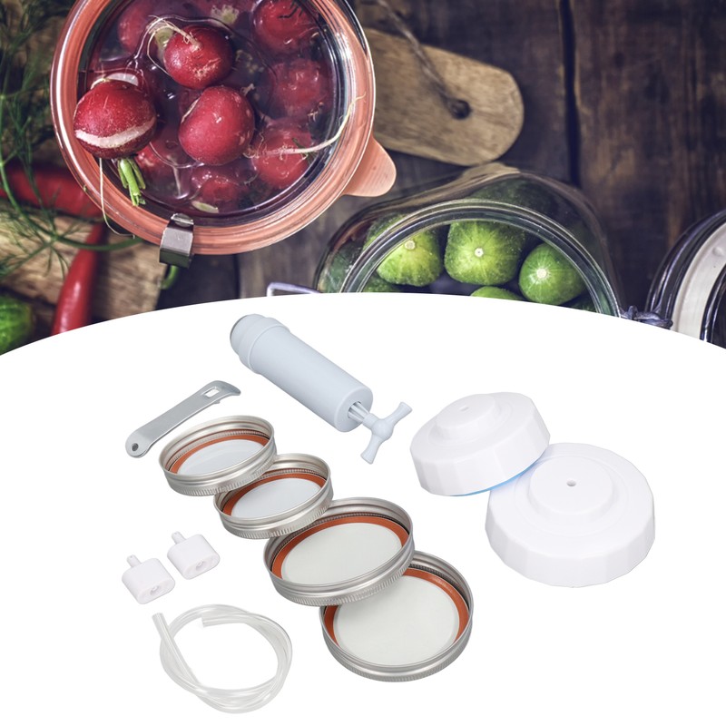 Mason Jar Vacuum Sealer Kit Jar Vacuum Sealing Accessory with