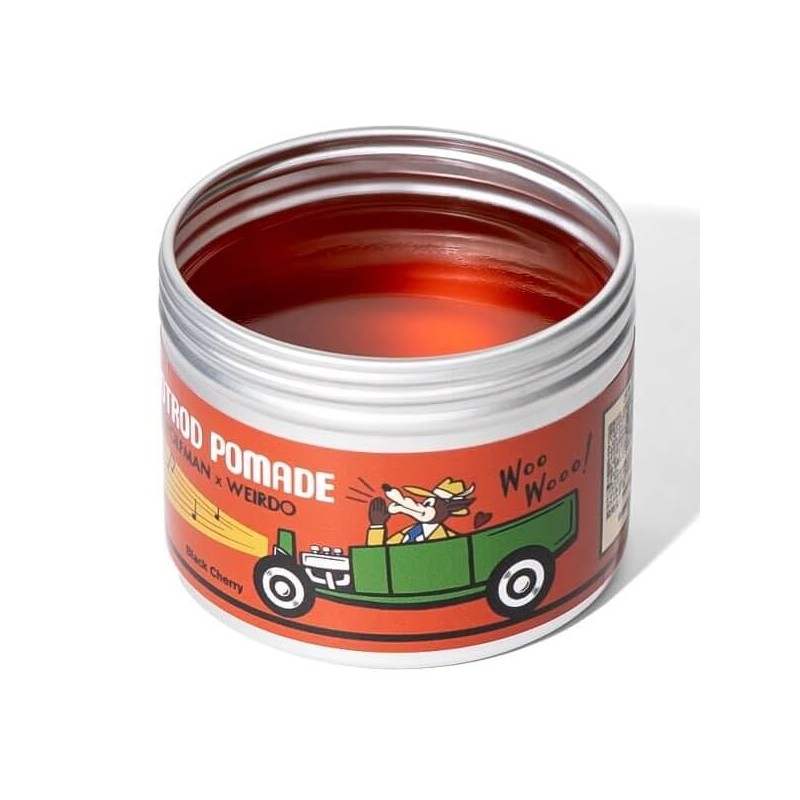 Pomade Men's Water-Based Weird Wolfman Barber Hot Rod Pomade Black