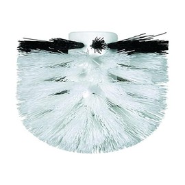 Spirella Toilet Brush Replacement Brush Head Diameter 8.3 x Height 10 cm Black