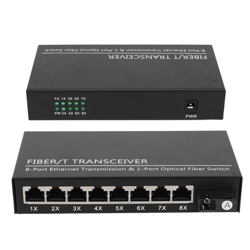 Tx1310nm RX1550nm Fiber Transceiver Up To 25km 1 Optical Port