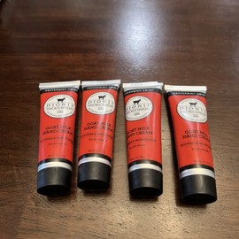 Dionis Goat Milk Hand Cream for Dry Hands PEPPERMINT TWIST 1 oz. X 4 Tubes