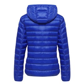 wantdo Women's Warm Down Jacket Packable Light Coat Sapphire Blue XX-Large