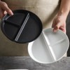 LRUUIDDE (5 Pack) Portion Control Plate for Balanced Eating, 9"