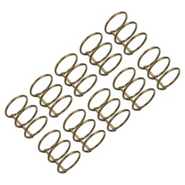 PATIKIL 1.18" Dia 3-Rings Book Rings, 10 Pack Metal Binder Rings Loose Leaf Ring Detachable for Office Desk Calendar Photo Album, Bronze