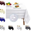 Table Cloth Tablecloths Square and Rectangular Premium Fabric Tablecloth, Waterproof