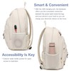 Boavan Laptop Backpack for Women, 15.6-Inch Waterproof School Bookbag, Anti-Theft