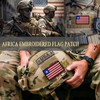 EmWoot 2PCS Africa Liberia Flag Patch Embroidered Morale Patch Military