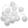 Dehner Solar Fairy Lights Lantern, Length 240 cm, Nylon/Plastic, White