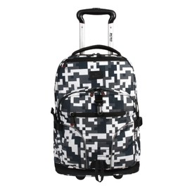 J World New York Lunar Laptop Rolling Backpack, Camo, 19.5"