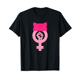 Feminist Resist Pink PussyHat Crush Patriarchy T-Shirt T-Shirt