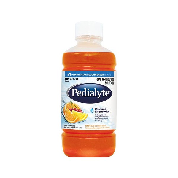 Pedialyte Oral Rehydration Solution, Fruit / 1 L
