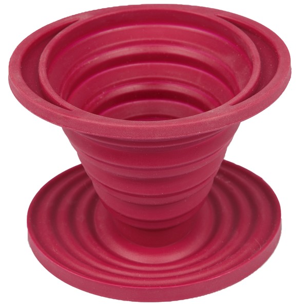 Kuissential SlickDrip- Collapsible, Reusable Silicone Coffee Dripper- Filter Cone- Easy