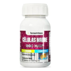 Suplemento Células Madre, Rgc Max, Tecnu® Con L-arginina Sabor Sin sabor