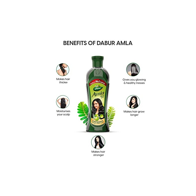 Dabur Aceite para el cabello Amla 9.3 fl oz