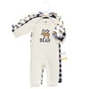 Hudson Baby Girls Cotton Coveralls Rompers, Moose Bear, 3-6 Months