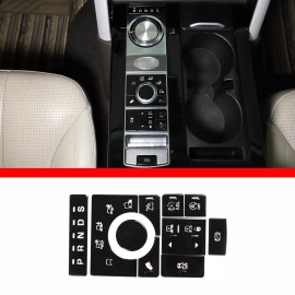 Unbranded Alloy Terrain Mode Button Decoration Stickers For Land Rover Range Rover Vogue