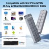 MAIWO M.2 NVMe SSD Enclosure USB3.2 GEN2 10Gbps, 8TB Capacity