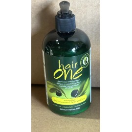 Hair One Hair Cleanser and Conditioner with Olive Oil 12oz - For Dry Hair