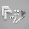 ECSiNG 2 Sets Floor Toilet Fixing Kit L Shape Toilet