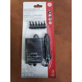 GE Universal dc car power adapter 3V 6V 9V 12V 1200mA With 6 Tips