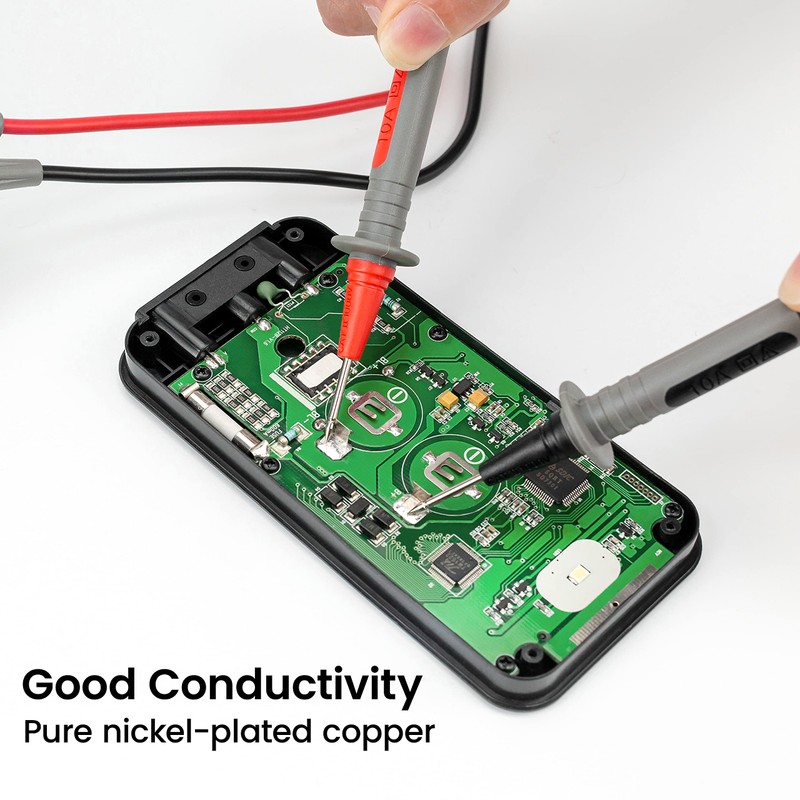 KAIWEETS Multimeter Test Lead Set for Electrical Testing, Soft Silicone