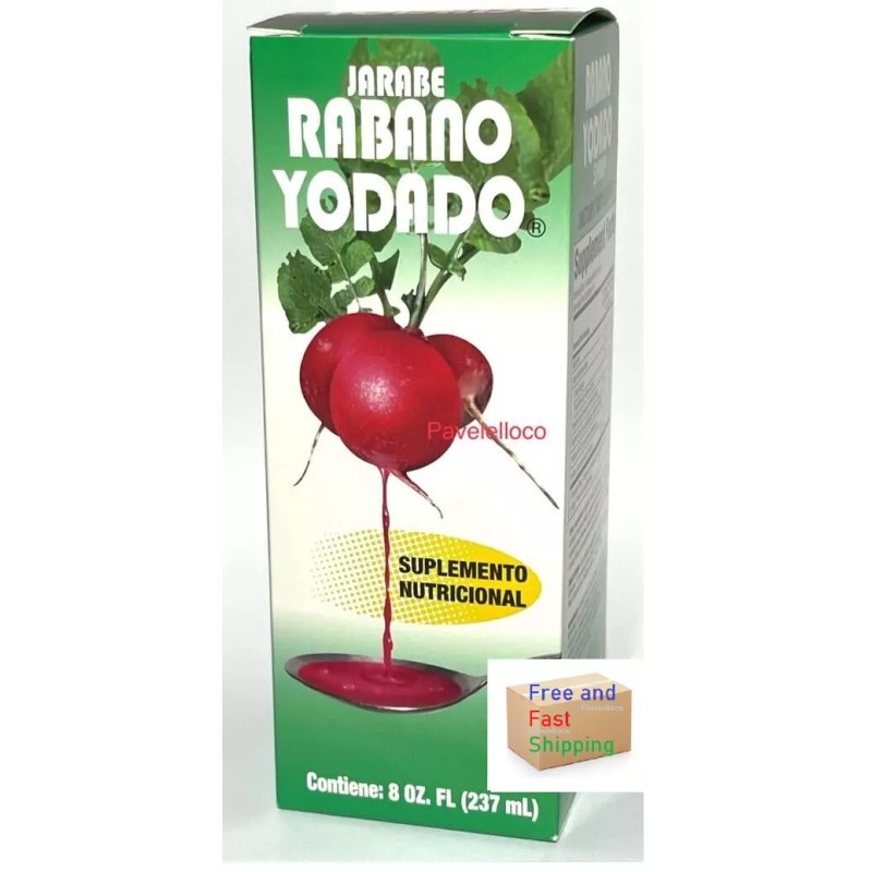 Memper Rabano YODADO Syrup Dietary supplement 8 fl oz