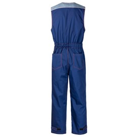 SUSHIMIAN Men's Sleeveless Coveralls Multi-Functional Mechanics Workwear Stylish Work Coveralls Overalls Cargo Jumpsuit, Navy, XL