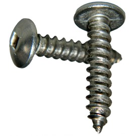 #12 x 1" Truss Head Sheet Metal Screws Kit Hardware Sq Drive Stainless Steel Pack of 250 Fastener Set LS13223F