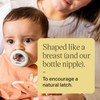 Tommee Tippee Breast-Like Pacifier, 0-6 Months, Symmetrical Design, Natural Breast-Like