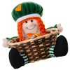 Zerodeko St. Patricks Day Candy Dish: Plush Gnome Doll Candy