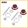 REPAIROCK Red Bumper Quick Release Lock Latch Aluminum Alloy Hood