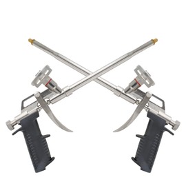 Qjaiune 2 Pack PU Spray Foam Gun Sealant Application Gun, Spray Insulation Expanding Foam Gun Applicator, Heavy Duty Dispensing Caulking Gun for Filling Sealing Windows Gap