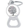 NewCharms Family Tree Bottle Opener Keychain - Metal Beer Bar