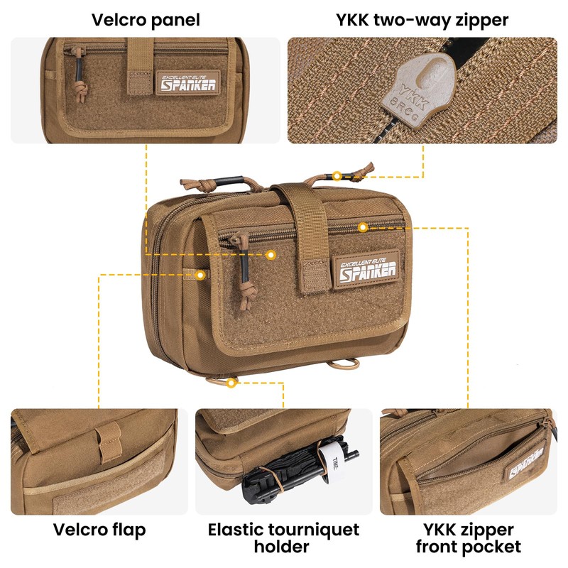 EXCELLENT ELITE SPANKER Tactical First Aid Pouch IFAK Rip Away