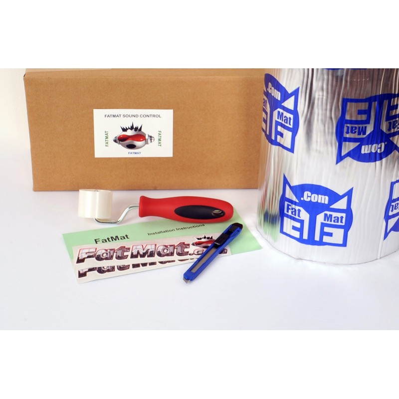 FatMat Self-Adhesive FatMat Sound Deadener Bulk Pack with Install Kit