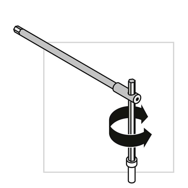 PB Swiss Tools T-Handle Hexagon Socket with Sliding Cross Handle