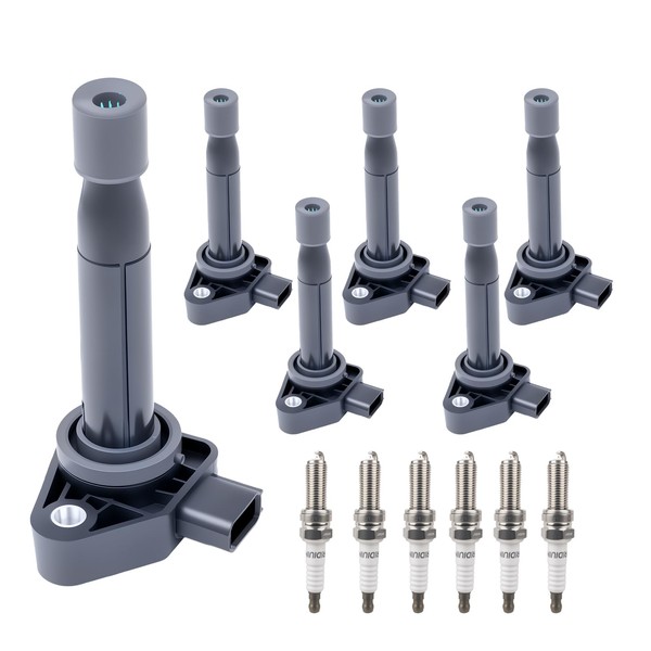 UF242 Ignition Coils & 4503 Double Iridium Spark Plugs Kit