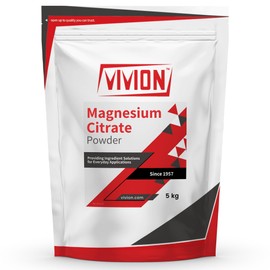 Magnesium Citrate Anhydrous Powder USP Grade - 5 kg (11 lb) - Fine Mesh Water Soluble Supplement for Capsule & Tablet Formulations