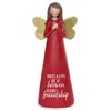 Feather & Grace Angel Figurine Heavenly Friendship Guardian Angel Xmas