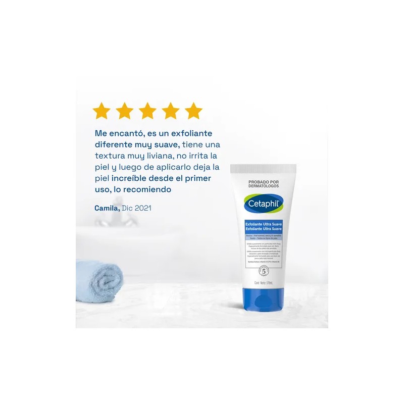 Cetaphil Exfoliante Ultra Suave Diario 178g - Micropartículas para Piel