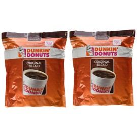 Dunkin' Donuts Original Blend Medium Roast Ground Coffee 100 % Premium Arabica Coffee 40 oz. (Pack of 2)