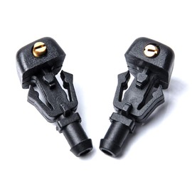OTUAYAUTO Adjustable Windshield Washer Nozzles - Replacement for 2004-2013 Ford F150 - Replaces OEM #: 3W7Z17603AA, Spray Jet Kit (Pack of 2)