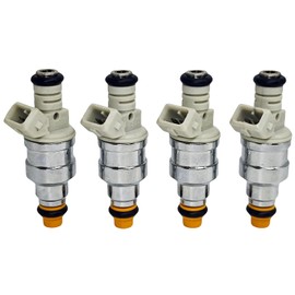Fuel Injectors Pack of 4 Compatible with Ford Ranger B2500 Mustang Tempo 2.5L L4 1985-2001, Replace F87E-D2A, F87E-B2A, F87E-D2C, F87E-D2B, F87E-B2B