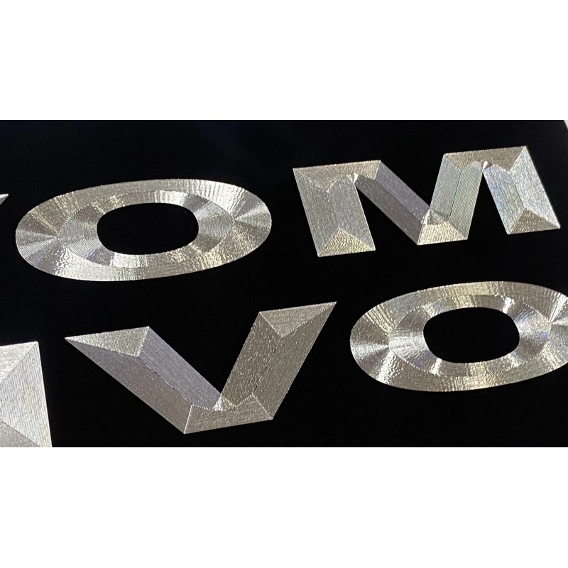 Diamond Etched Products Reverse Move Over Diamond Etched Aluminum Black