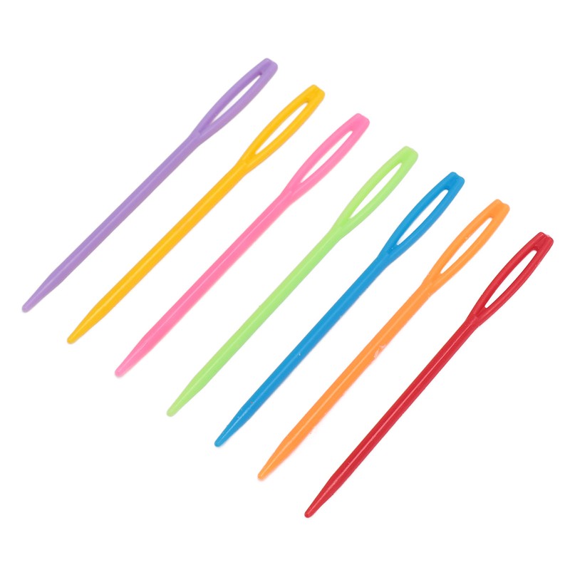 1000PCS Large Eye Plastic Sewing Needles Yarn Needles Weaving Needles